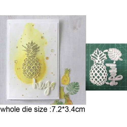 AILIDA Metal cutting dies cut die mold pineapple decoration Scrapbooking dies paper craft knife mould blade punch stencils dies