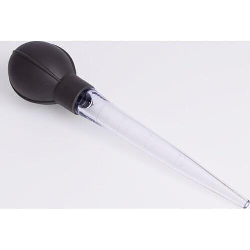Large Pipette with Scale Plastic Dropper Measuring Tube Kitchen Baking Tool (Black Grey)