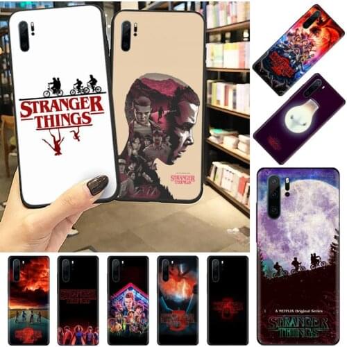 Stranger Things poster Phone Case Funda For Huawei P9 P10 P20 P30 Lite 2016 2017 2019 plus pro P smart
