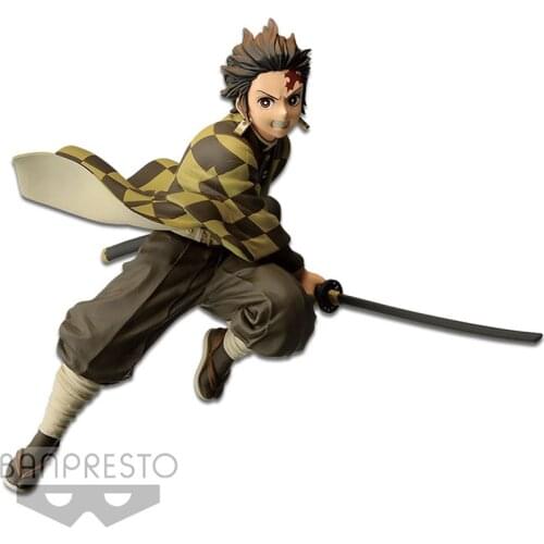 Cuteanime 100% Original Banpresto Demon Slayer Kamado Tanjirou VIBRATION STARS Figure PVC Action Model Toys Anime