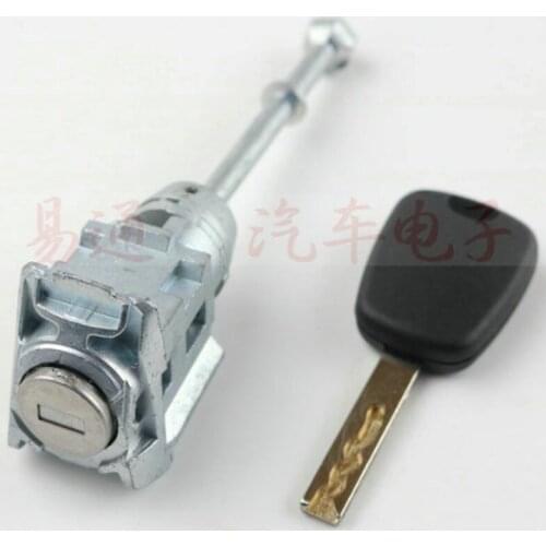 DAKATU for Peugeot 508(2011-2015) left door lock Cylinder Auto Door Lock Cylinder with 1pcs key shell