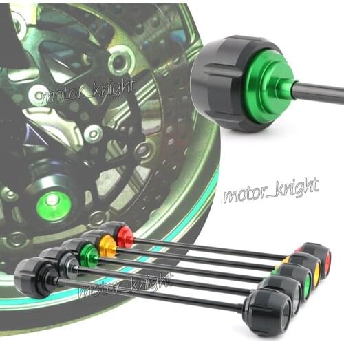 For KAWASAKI Z650 Z 650 NINJA 650 / ER-6F 2017 2018 2019 CNC Modified drop ball Front Axle Fork Crash Sliders Wheel Protector