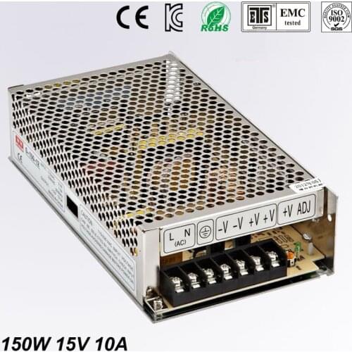 15V 10A 150W Switching switch Power Supply For Led Strip Transformer 110V 240V AC to dc SMPS with Electrical Equipment