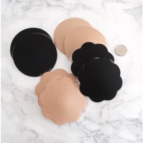 Reusable Women Breast Petals Nipple Cover Invisible Petal Adhesive Strapless Backless Lift Bra Pad Skin for Party Weding Dress