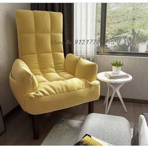 Lazy sofa tatami single computer chair household small sofa bedroom folding recliner chair nursing nursing chair