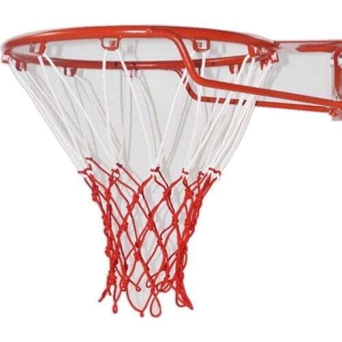 New Indoor Outdoor Heavy Duty Basketball Net Replacement Wear-resistant Nylon Basketball Net Durable Rugged Fits Standard Rims