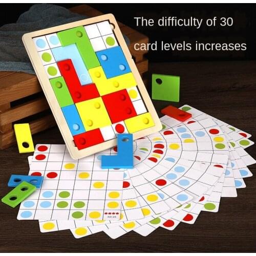 New Hot Childrens Educational Toys Tetris Puzzle Logical Thinking Three-dimensional Shape Puzzle Gift P148