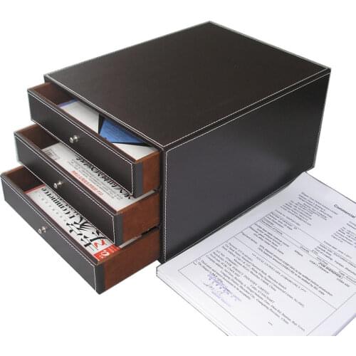 Office Desk Organizer 3 Drawers File Holder 3 Layers A4 Document Box Magazine Storage Boxes