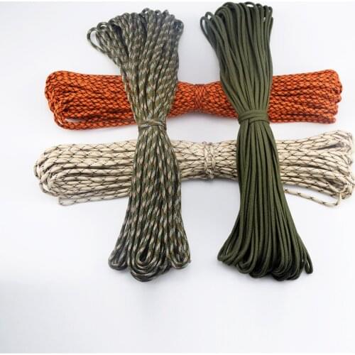 27 Colors Paracord 100 Meters 4mm 7 Strands Rope 550 parachute cord Cuerda Escalada Mil Spec Type III Paracorde Outdoor Rope
