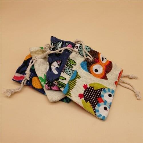 100pcs Cotton Packaging Bag Drawstring Gift Bag Tote Bags for Women Storage Earrings Ring Jewelry Display Pouch Small Cloth Bags