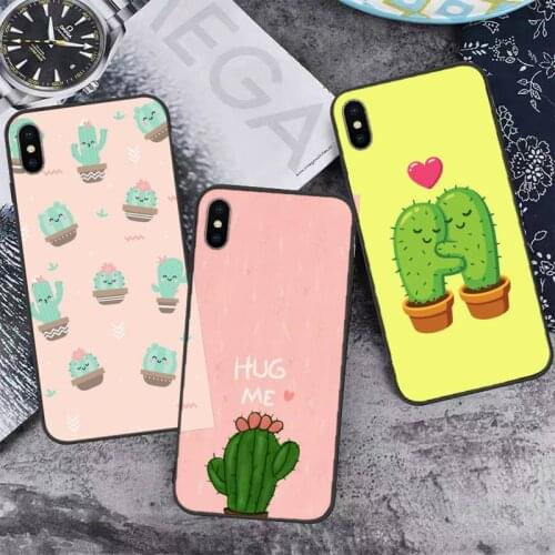 Strong cactus Phone Case for iPhone 11 12 pro XS MAX 8 7 6 6S Plus X 5S SE 2020 XR mini