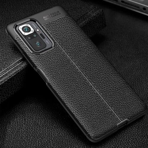 Shockproof Silicone Soft Case for Xiaomi Redmi Note10 Pro Red Mi Note 10 Pro Anti-Slip Mobile Phone Cover Coque