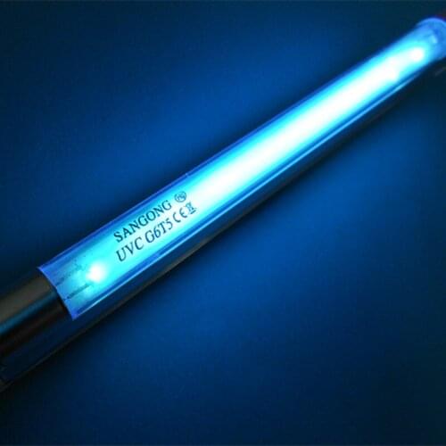 SANGONG 6W8W10W15W20W ultraviolet disinfection lamp sterilization lamp UV-C sterilization lamp tube mite removal lamp
