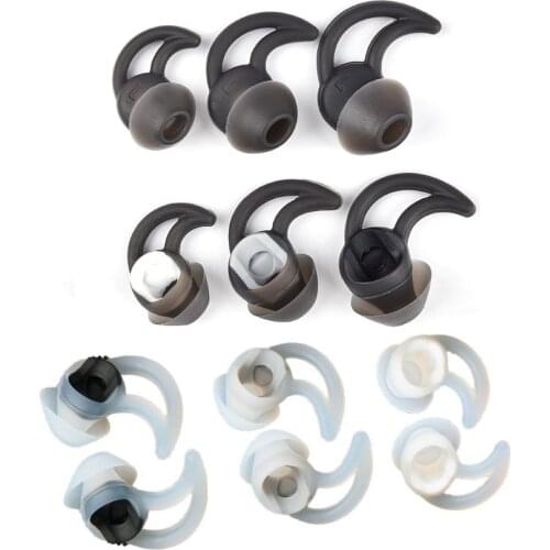 VEKEFF 3 Pairs S/M/L Replacement Noise Isolation Silicone Earbuds Tips for Bose Soundsport Wileless QC20 QC30 In Ear Earphones