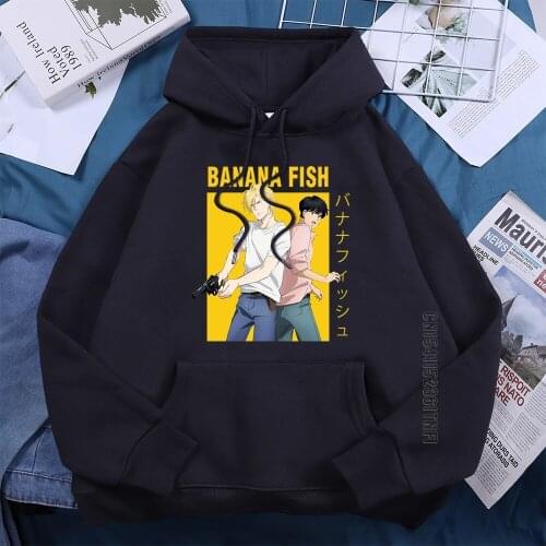 Banana Fish Lynx Anime Cool S Women Hoody Harajuku Vintage Hoodies Printed Hip Hop Oversized Hoodie Fashion Female Streetwear