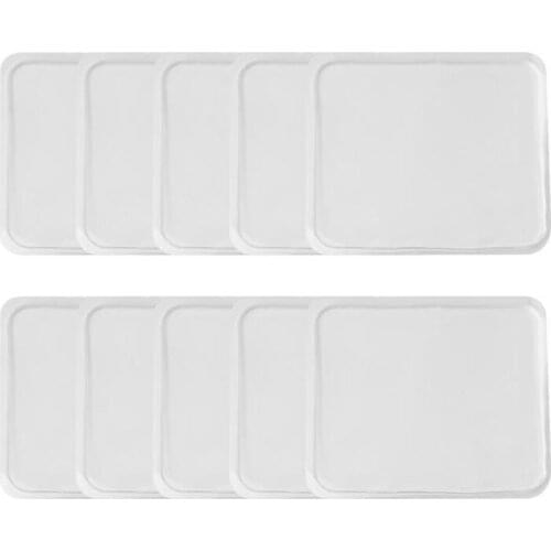 10Pcs/Set Super Sticky Silica Gel Gripping Pads Non-Slip Recycled Reusable Universal Auto Phone Holder Stand Anti-Slip Mat