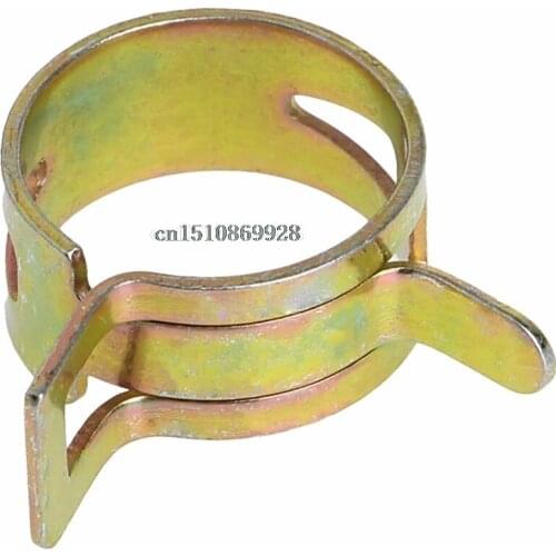 100Pcs 6-22mm Spring Clip Fuel Line Hose Water Pipe Air Tube Clamps Fastener