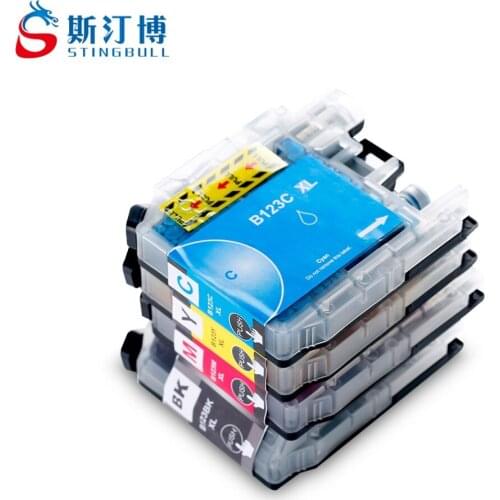5 PCS LC123 Ink Cartridges For Brother DCP-J132W J152W J172W J552DW J752DW J4110DW MFC-J245 J470DW J650DW J870DW J6520DW