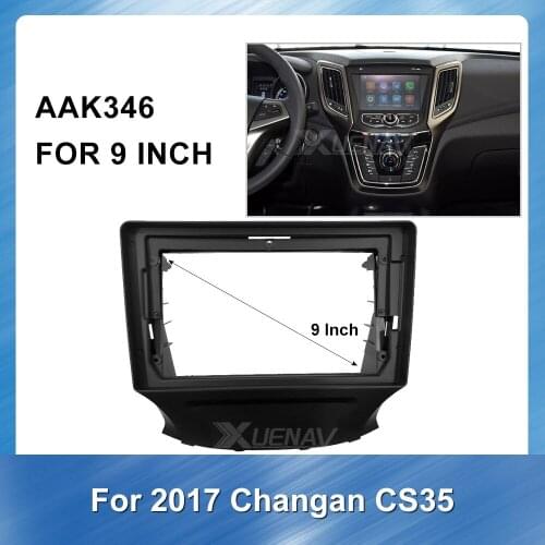 9 inch 2Din Car Fasxia Car Fasxia Car Audio Frame For Changan CS35 2017 Car Dvd Frame Installation Dashboard Face Panel Radio