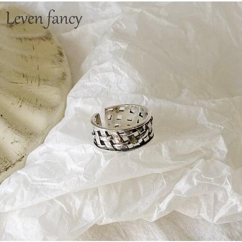 925 Sterling Silver Vintage Braided Design Band Statement Engagement Wedding Promise Anniversary Bridal Cocktail Ring Friendship