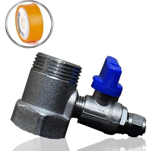 RO Feed Water Adapter 3/4 "to 1/4" Ball Valve Female Threaded Reverse Osmosis Faucet stainless Steel Tap
