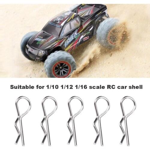 50 Pcs RC Accessories R Type Body Clip Pin for 1/10 1/12 1/16 Scale Remote Control Car Shell