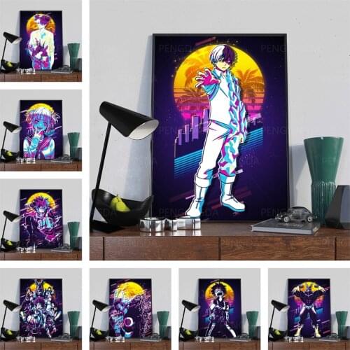 Diamond 5D DIY Wall Art Japanese Anime Handmade Painting Cross Stitch Character Picture Mosaic Full Round Drill Embroidery Gift