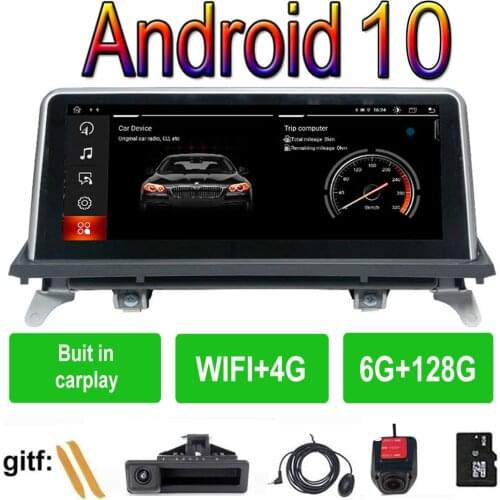 10.25 Inch Car Radio Stereo Player GPS Navigation Android 10.0 For BMW X5 E70 X6 E71 2007-2013 CCC or CIC System