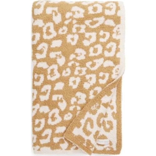 Black and White Leopard Print High-grade Chubby Blankets and Sofa Blankets Comfortable Lightweight Chic ThinThrow