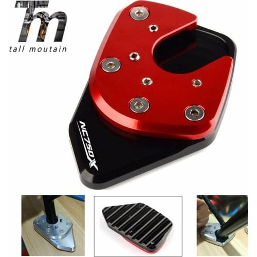 For HONDA NC750X NC 750X 2017 2018 2019 Picks items Red Motorcycle Accessories Kickstand Sidestand Stand Extension Enlarger Pad