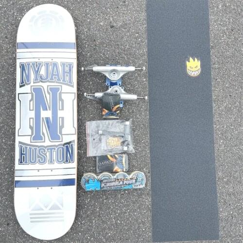 Elemen 7-Layer Canadian Maple Color Professional Skateboard Complete Double Rocker 7.75/7.8/8.0/8.125/8.25/8.375/8.5 Inch Size