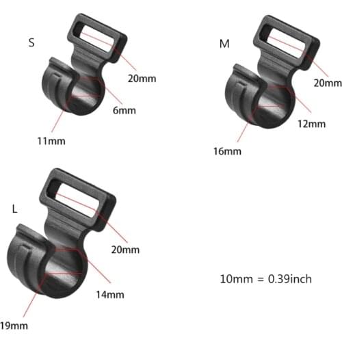 F2TC 10pcs Tent Hooks Camping Caravan Awning Tent Wind Rope Clamp Tent Clip Windproof