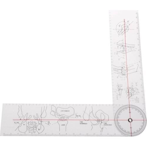 Goniometer Angle Ruler Rule Joint Orthopedics Tool Instruments Plastic X4YD