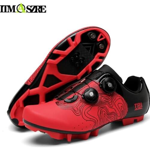 New Style Cycling Sneaker Mtb Flat Cleat Shoes Road Footwear Men Sport Bicycle Riding Triathlon Mountain Shoes Spd