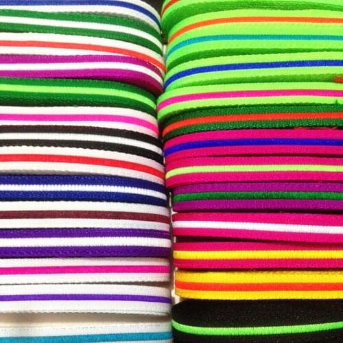 New MIXED Two-Color decoration ribbon 10MMX7YARS Polyester Woven Jacquard Ribbon And Clothes Bag DIY Edge Sewing Accessories