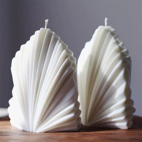 Hot Selling 3D Shell Candle Mold Scented Candle Silicone Molds Handmade Soap Mould Home Decor DIY Resin Plaster Mold
