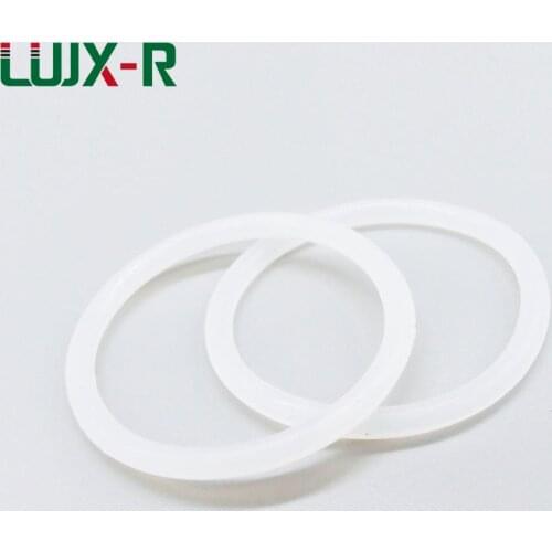 LUJX-R 5mm O Ring Seal White Silicone Gasket Sealing Non-toxic VMQ O Rings Washer OD 105/110/120/135/140/160mm O Ring Sealing