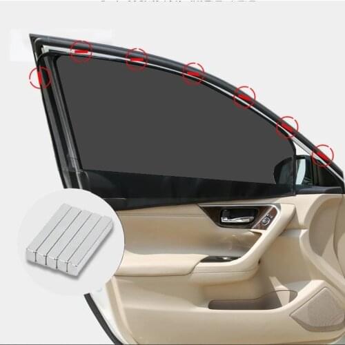 Magnetic Car Sun Shade Auto UV Protect Curtain Side Window Sunshade Mesh Sun Visor Protection Window Films Styling Accessories