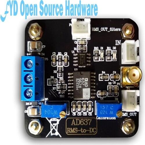 Effective value detection module peak detection signal conditioning data acquisition peak voltage AD637 module