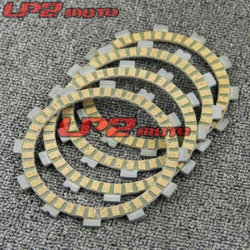 For Suzuki DS80 1985-2000 JR80 2001-2007 Paper Based Clutch Friction Kit Disc Plates Set Motorbike Parts Accessories