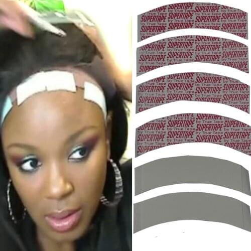 Wholesale Super lace front support strong double for toupees wig adhesive tape 36pcs/lot