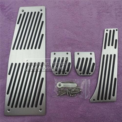 DEE Foot Rest Fuel Brake AT/MT Pedals for BMW E60 Replacement,Car Styling Accelerator Gas Pedal Covers pad car accessories