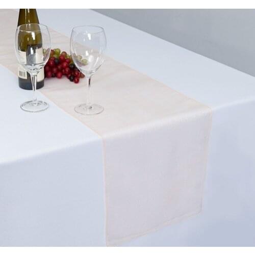20pcs Peach Organza Table Runner Tablecloth Sashes For Wedding Party Banquet Decoration Free Shipping