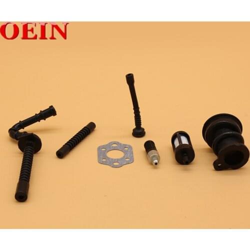 Intake Manifold Boot Oil Pump Worm Gear Fuel Oil Hose Filter Kit For STIHL 025 023 021 MS250 MS230 MS210 Garden Chainsaw Parts