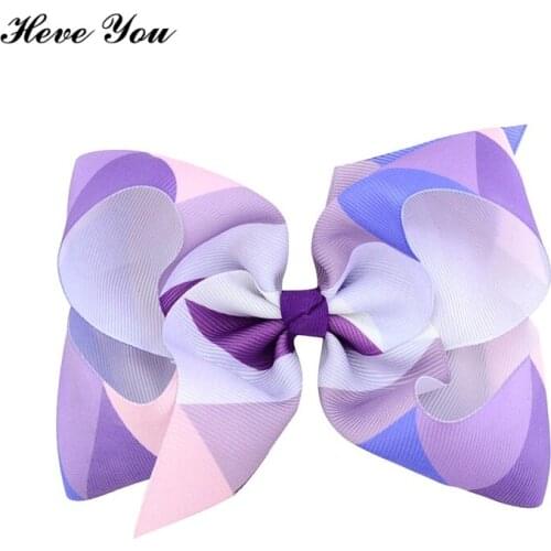 Heve You Hair Clips 12 Pcs Handmade Gradient Color Ribbon Dogs Bow Pet Grooming Bows Cat Hairpin for Chriatmas Dog Charms Gifts