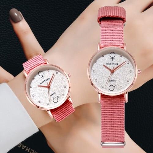 2021 Watch Women Fashion Casual Nylon Strap Watches Simple Ladies' Small Dial Quartz Clock Dress Wrist watches Gift Reloj mujer