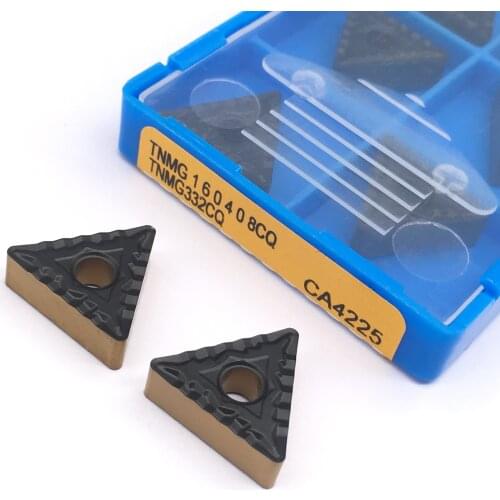 10pcs TNMG160408 CQ CA4225 insert turning Carbide insert Lathe cutter Tools external turning tool tungsten carbide Hard Alloy