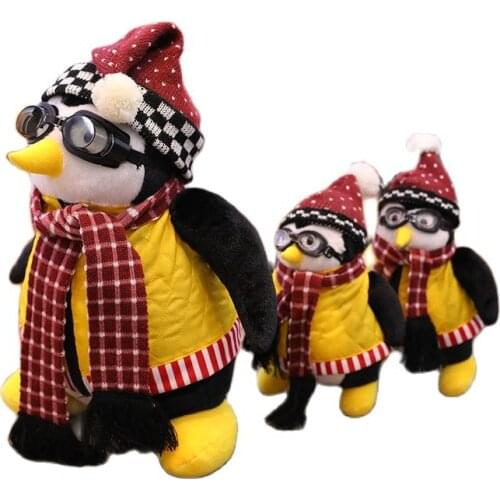 27/47cm The Penguins Around Friends Plush Toys Friends Hugs Serious Fashion Cute Penguins Plush Toys Animal Stuffed Toys