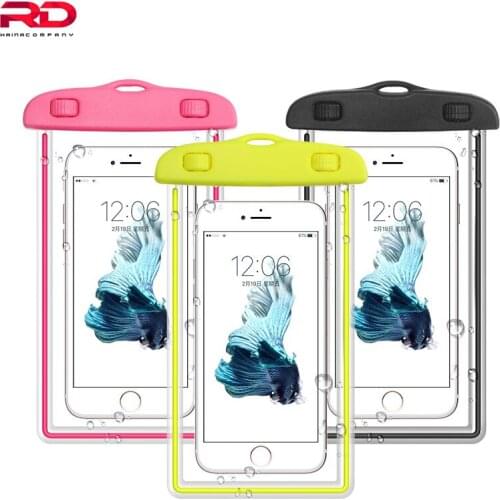 50pcs/lot Universal waterproof phone bag case for iphone5 5s 6 6s 7 for samsung galaxy s6 s5 S7