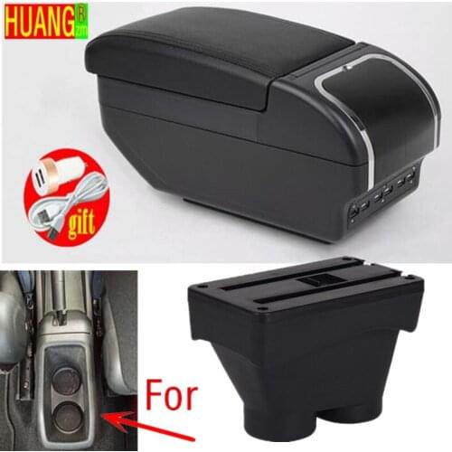 For Peugeot 208 Armrest Box 2012-2018 Storage box Car Holder Ashtray Interior accessories Retrofit parts USB 2017 2016 2015